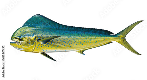 Photography Isolated Mahi-Mahi Fish