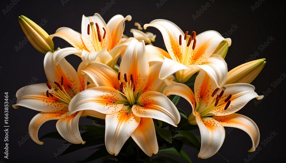 Fototapeta premium Elegant lilies