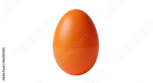 Wallpaper Mural Isolated orange plastic egg Torontodigital.ca