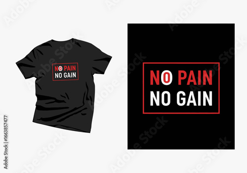 Fitness Motivation Typography Design for Gym Enthusiasts and Athletes with a Powerful Message of Perseverance and Hard Work
