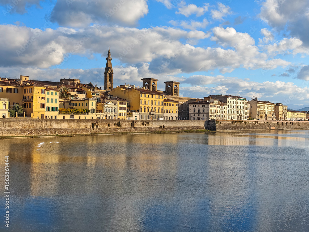 Naklejka premium The Old Town of city of Florence, TItaly