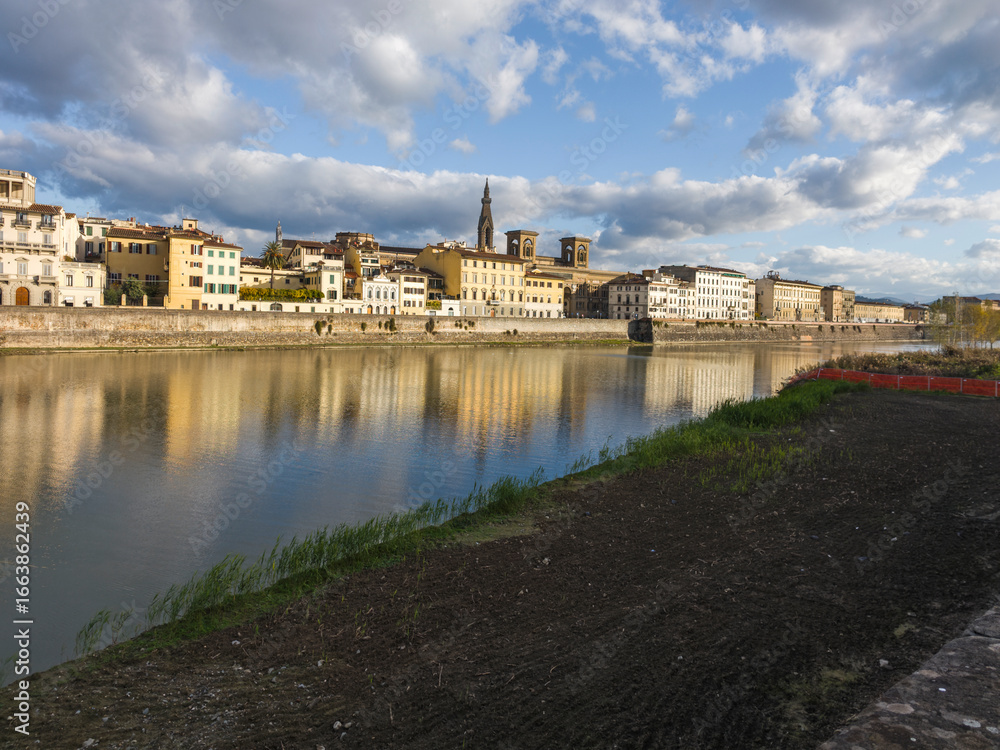 Fototapeta premium The Old Town of city of Florence, TItaly