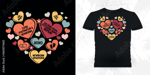 Heart-Shaped Postpartum and Newborn Nurse Appreciation