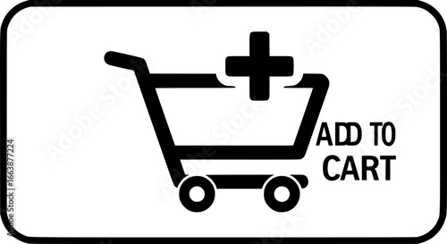 Add To Cart Icon Vector Illustration