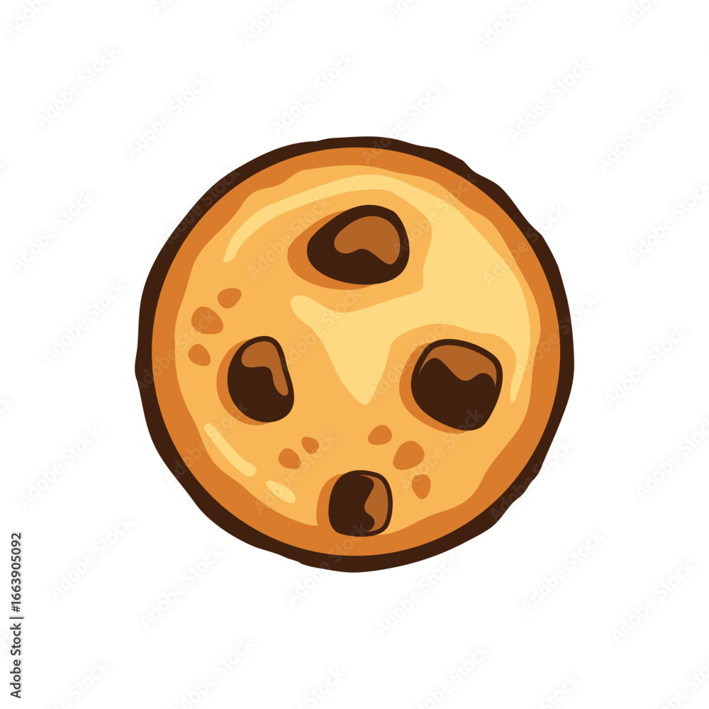 Fototapeta premium cake biscuit abstract logo modern style