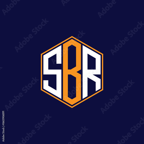 Modern Hexagon Monogram Logo Design – Geometric Lettermark Vector Template