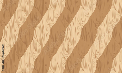 Abstract Wavy Diagonal Stripes Seamless Pattern