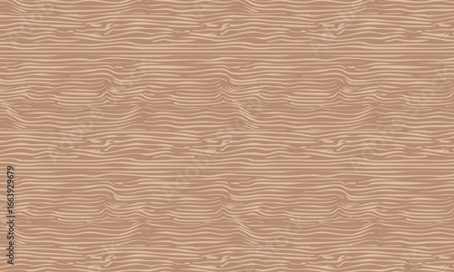 Realistic Horizontal Wood Grain Texture Seamless Pattern