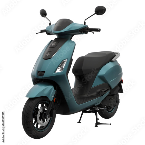 Electric Scooty transparent background or PNG
