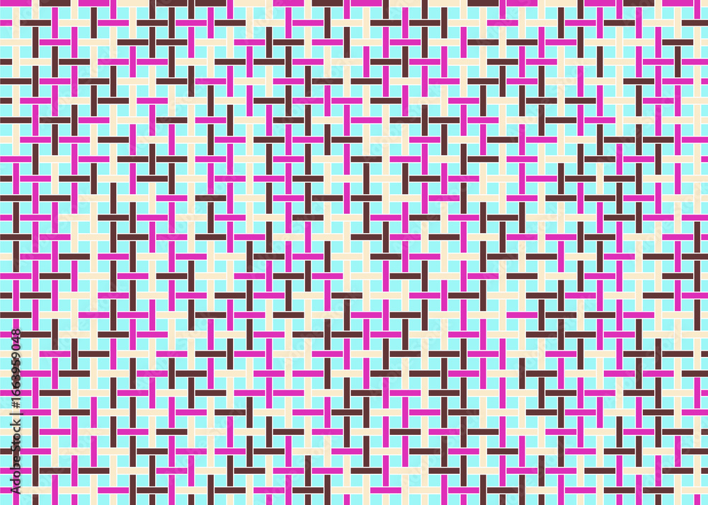 Fototapeta premium 幾何学的なタイル模様 背景