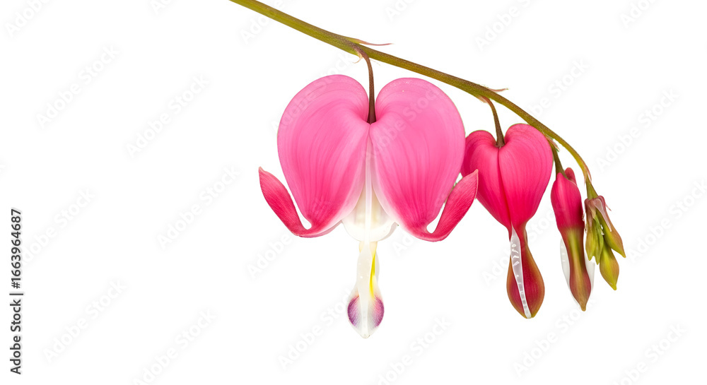 Fototapeta premium Bleeding Heart Flowers Close-Up