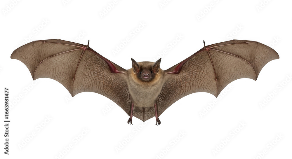 Obraz premium Majestic Flying Mammal with Extended Wings in Mid Air