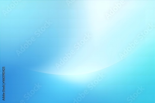 Abstract Blue Gradient Background with Smooth Flowing Shapes