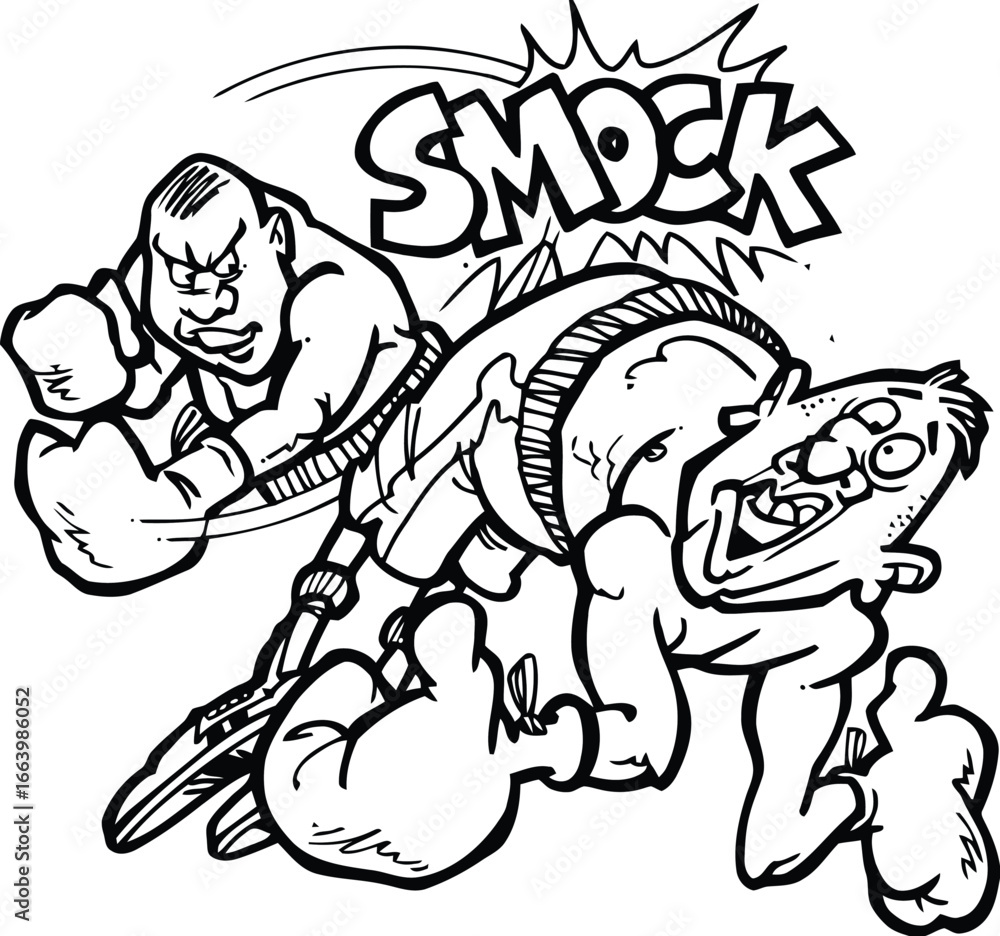 Fototapeta premium Abstract geometric composition with vibrant color blocks and clean lines suitable for modern graphic design projects and digital art