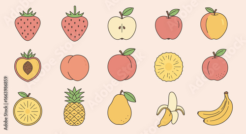 Fruity Icons A Delightful Collection
