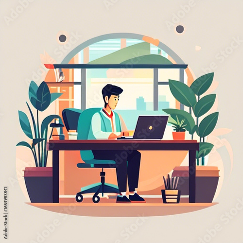 businessman in official 