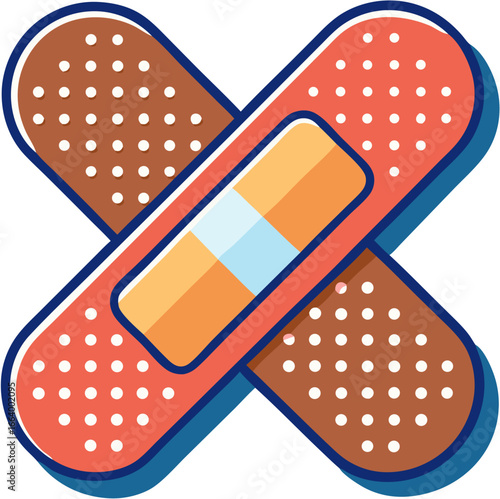 set of adhesive bandage