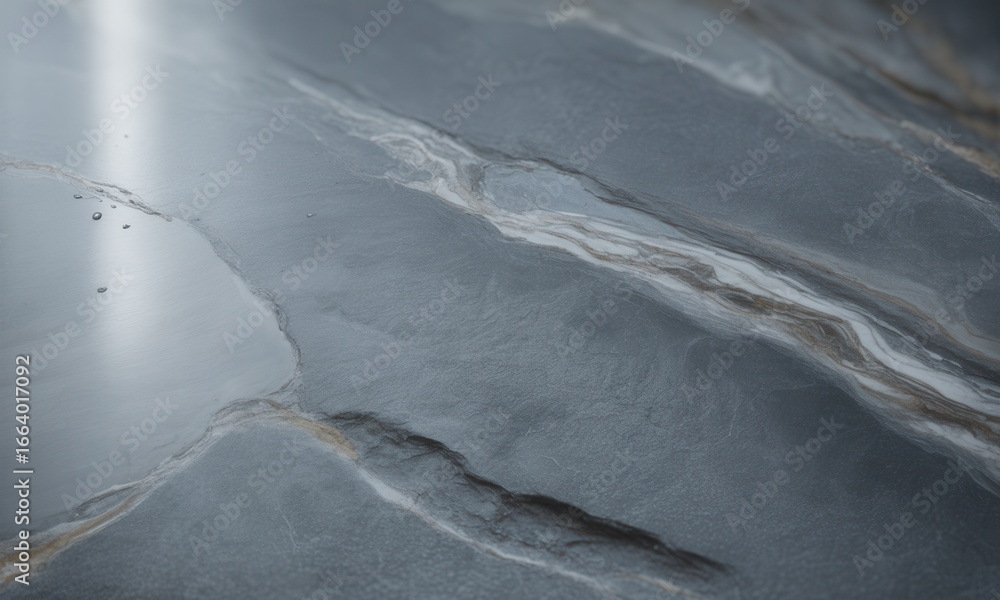Obraz premium Abstract cracked gray marble texture