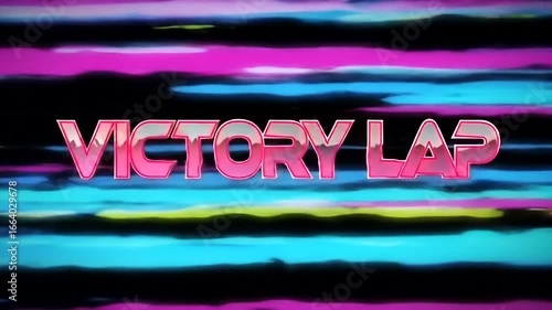 Stylish animation displaying 