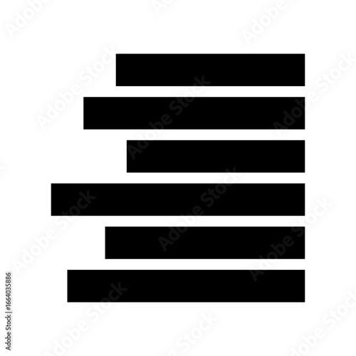 Text Left Align UI Icon
