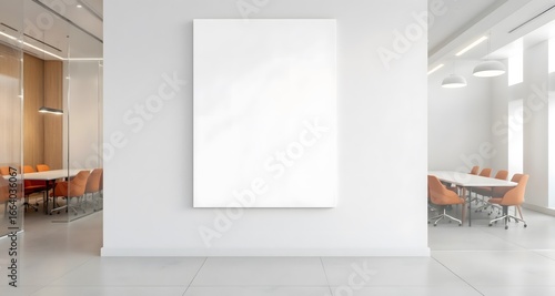 Modern Office Meeting Room Design With White Board For Presentations