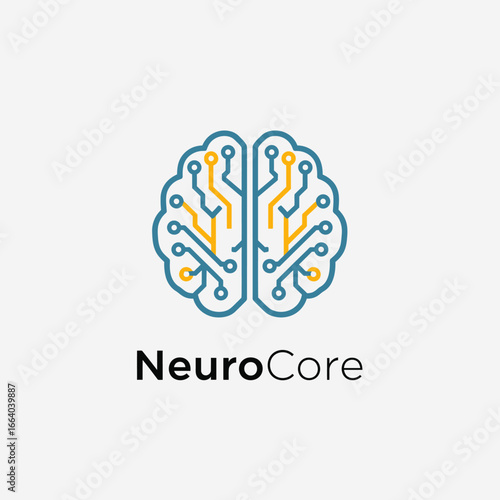 Neuro Core logo:  A stylized brain with circuit lines, representing neural networks and technology.
