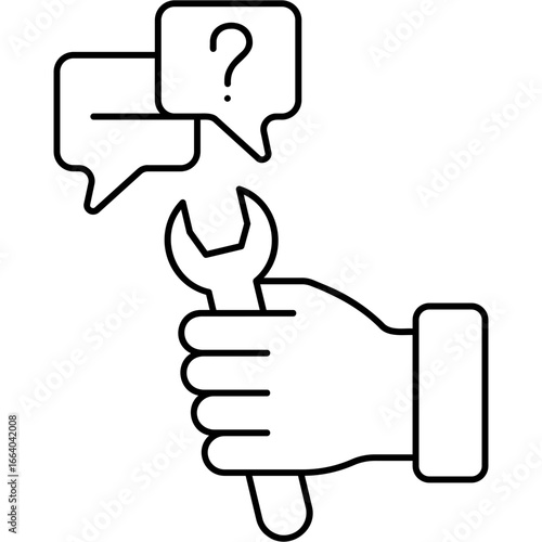Line Art Fix Issue Icon