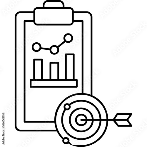 Line Art Result Focus Icon