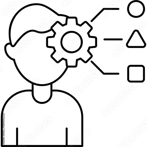 Line Art Logic Icon