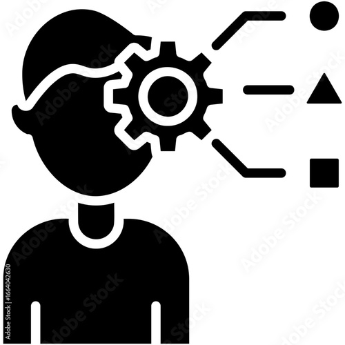 Solid Black Logic Icon