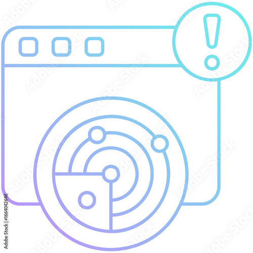 Gradient Error Detection Icon