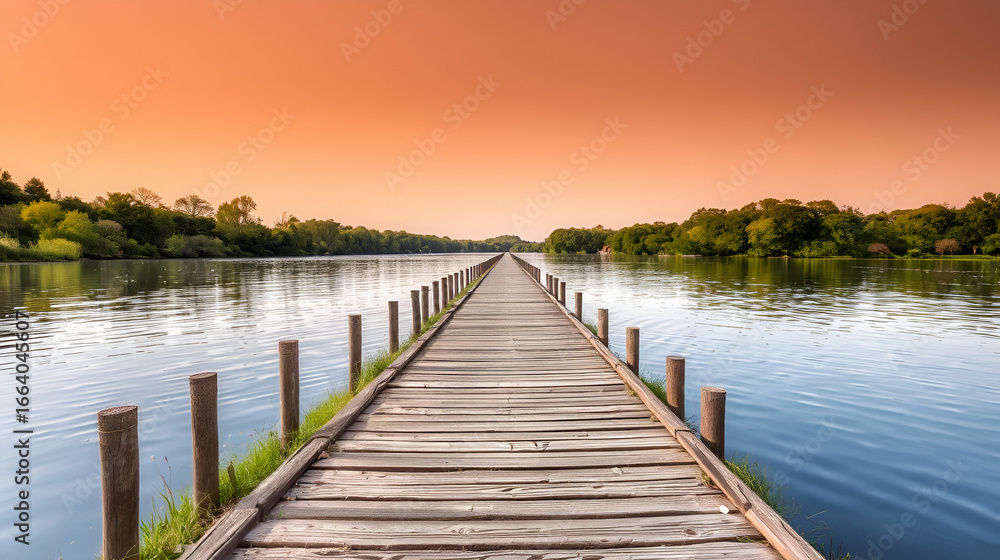 Fototapeta premium Elbsee Rundweg