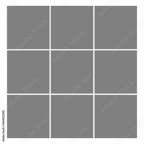 graphic creation aid or shortcut - select and drop your own images into individual squares of a 3 x 3 grid 