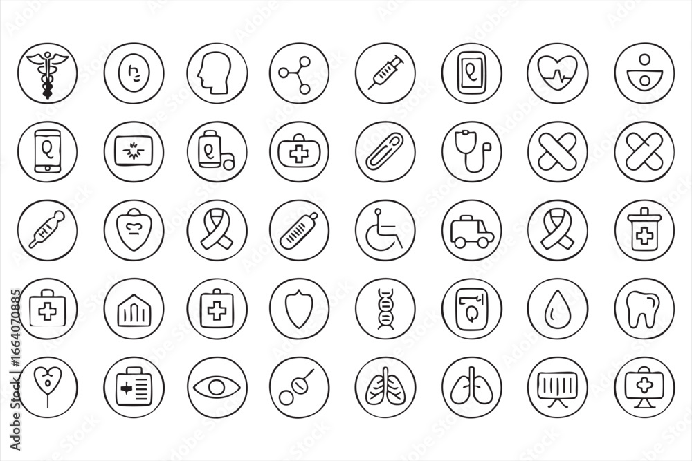 © ALI - Medical and Healthcare Vector Icons for Wellness, Emergency, and Treatment © ALI - Medical and Healthcare Vector Icons for Wellness, Emergency, and Treatment