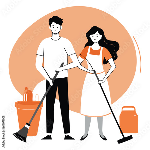 young couple with shopping bags