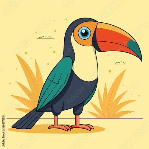 toucan bird on branch