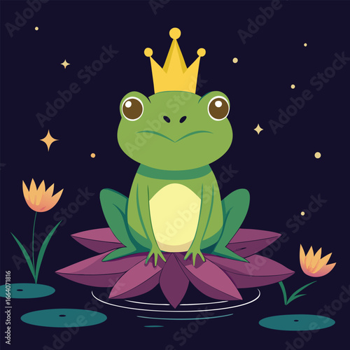 frog in the night