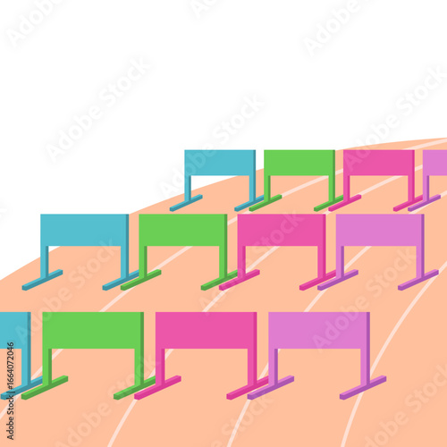 hurdle on the playground