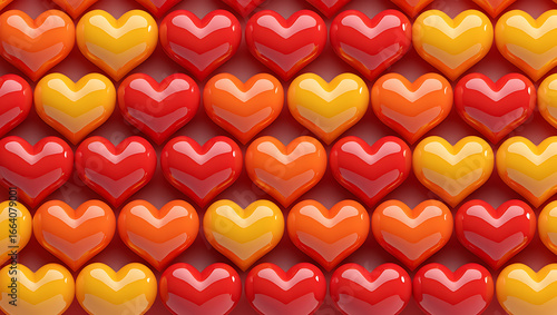 Love and Valentine's day background - close up of heart shape chocolate candies in red, 
Transparent PNG available
Glossy 3D Heart Icons Set in Red, Orange, and Yellow – Transparent Background PNG 