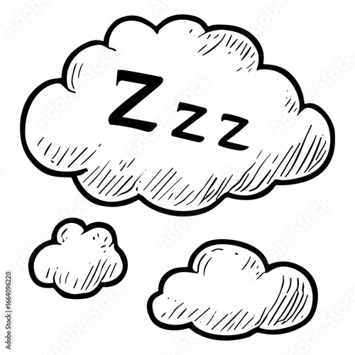 Zzz Thought Bubble