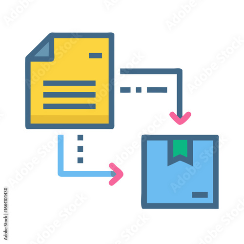 Digital file conversion to physical goods delivery process flow