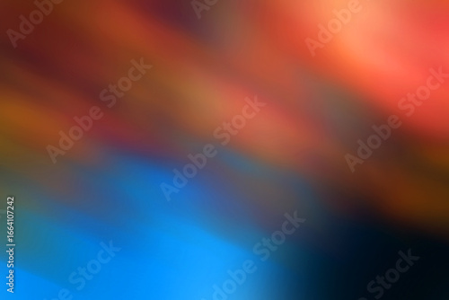 Abstract luxury vibrant on blurred red orange blue gradient mesh wallpaper background. Valentines background.