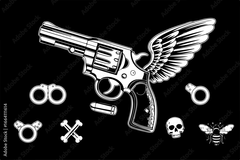 Edgy Tattoo Icon Collection Edgy Tattoo Icon Collection
