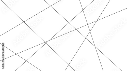 Abstract geometric pattern. Outline monochrome texture. Trendy random diagonal lines image. Black diagonal line isolated on white background.