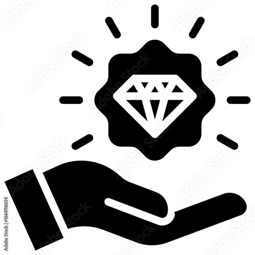 Value proposition icon for business, website, application, printing, document, poster design, etc