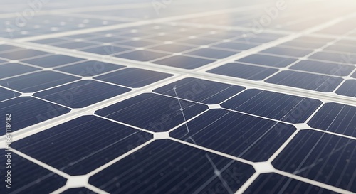 Close-up View of Solar Panel Cells.