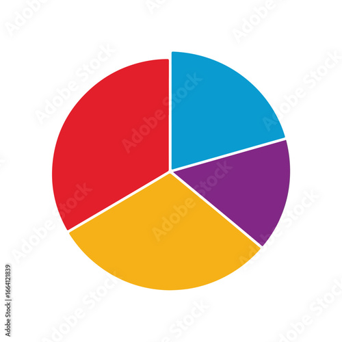 Colorful Pie Chart Representation of Data Distribution Free Download Colorful Pie Chart Representation of Data Distribution - GFXLoad