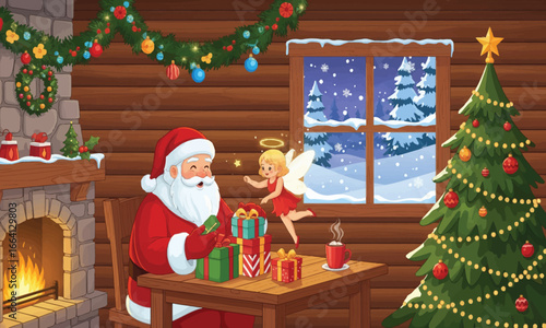 Santa's Cute Christmas Surprise A Winter Fairy Delivers Joy