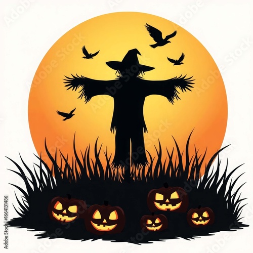 Halloween background with pumpkin and bats, halloween, pumpkin, moon, bat, night, autumn, vector, horror, holiday, spooky, illustration, dark, cat, scary, silhouette, celebration, tree, orange, cartoo