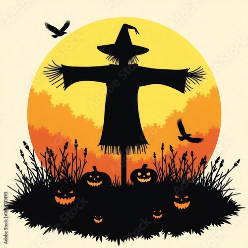 Halloween background with pumpkin and bats, halloween, pumpkin, moon, bat, night, autumn, vector, horror, holiday, spooky, illustration, dark, cat, scary, silhouette, celebration, tree, orange, cartoo